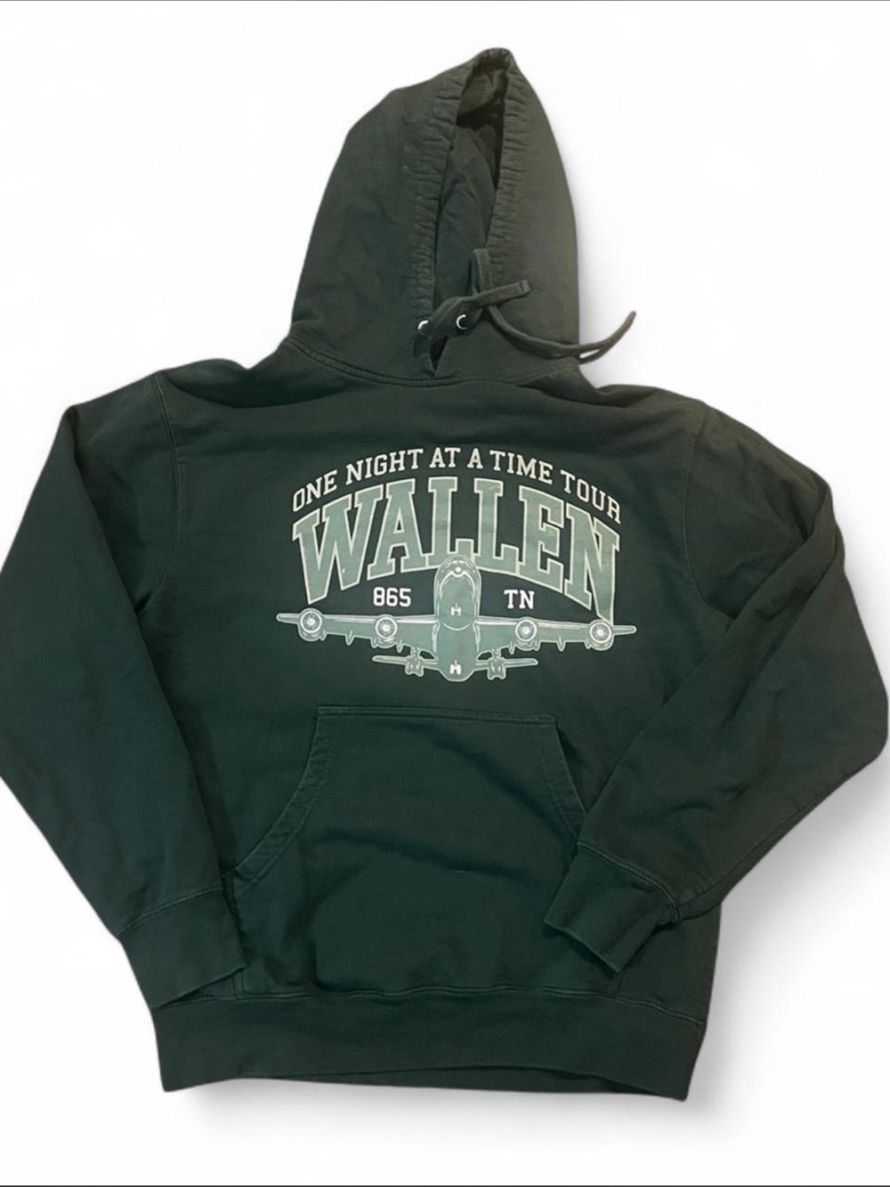 'Morgan Wallen -One Night At A Time' Green Pullover Hoodie